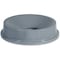Rubbermaid Commercial BRUTE Brute 32-Gallon Container Funnel Top Lid, Gray, Plastic, 22.3" W/Dia RCP3543GRA - alternate 1